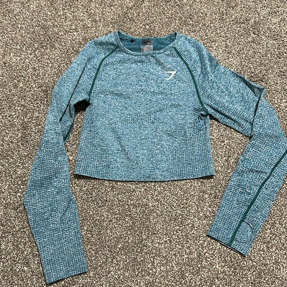 Gym shark Crop Shirt